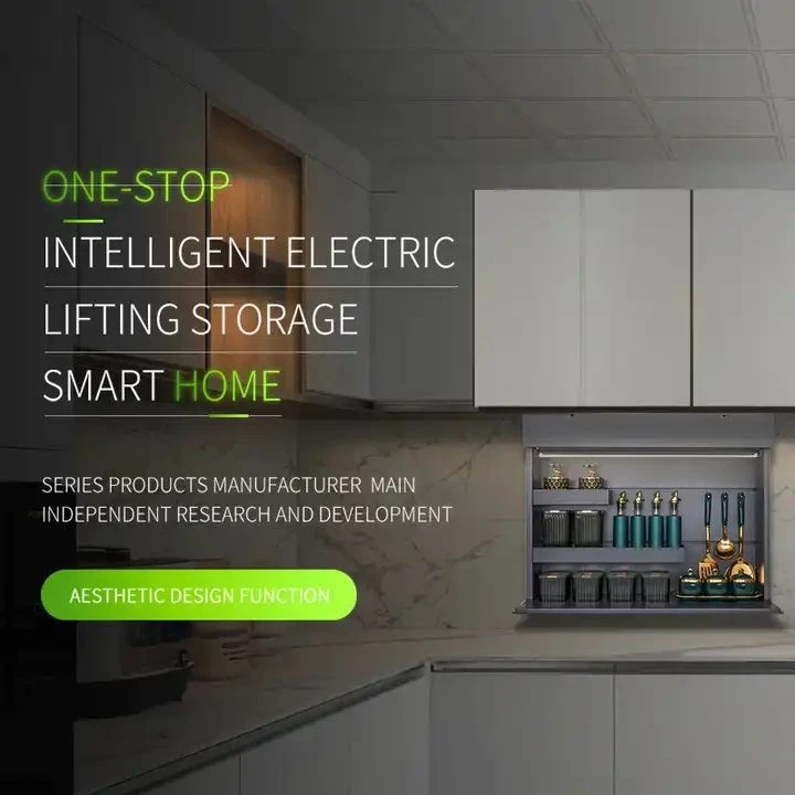 Smart Kitchen Hardware Cabinet Lift Custom Lift Cabinet